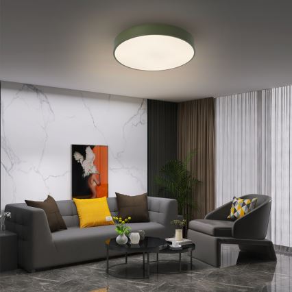 Brilagi - LED taklampa POOL LED/48W/230V 3000/4000/6000K Ø 40 cm grön