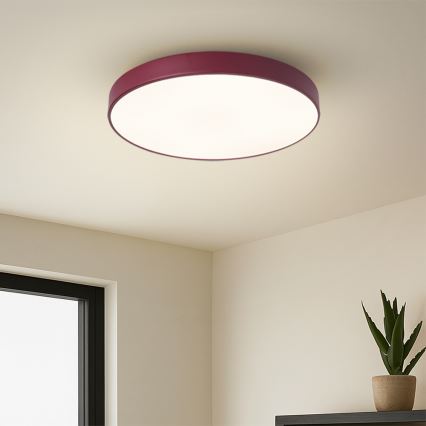 Brilagi - LED taklampa POOL LED/48W/230V 3000/4000/6000K Ø 40 cm bordeauxröd