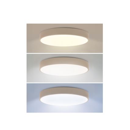 Brilagi - LED taklampa POOL LED/48W/230V 3000/4000/6000K Ø 40 cm beige