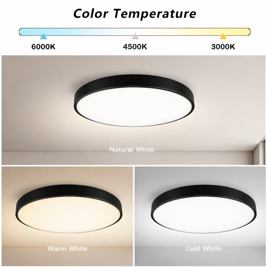 Brilagi - LED-taklampa POOL LED/60W/230V 3000/4000/6000K 50 cm