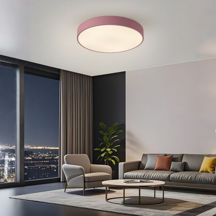 Brilagi - LED-taklampa POOL LED, 60 W, 230 V, 3000/4000/6000 K, Ø 50 cm, rosa