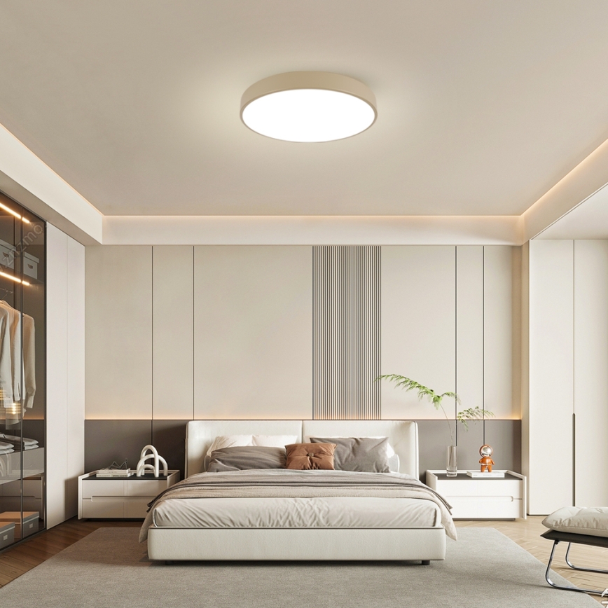 Brilagi - LED-taklampa POOL LED/60W/230V 3000/4500/6000K Ø 60 cm beige