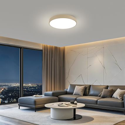 Brilagi - LED-taklampa POOL LED/60W/230V 3000/4500/6000K Ø 60 cm beige