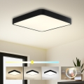 Brilagi - LED taklampa POOL SQUARE LED/48W/230V 3000/4000/6000K 50x50 cm svart