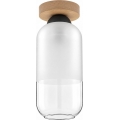BRILAGI - LED taklampa RETRO GLASS 1xE27/60W/230V Ø 14 cm ek/vit