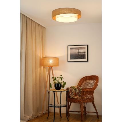 Brilagi - LED Taklampa SHINE LED/24W/230V Ø 60 cm beige/kräm