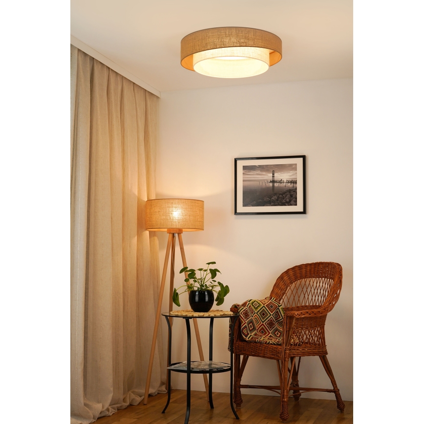 Brilagi - LED Taklampa SHINE LED/24W/230V Ø 60 cm beige/kräm