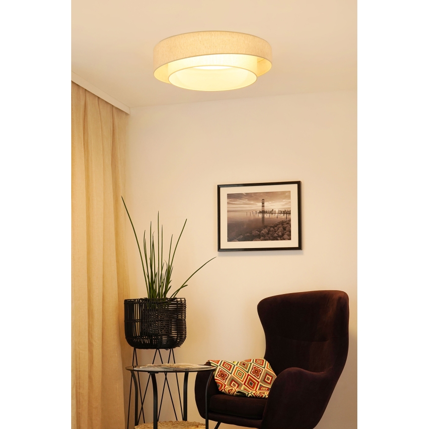 Brilagi - LED taklampa SHINE LED/26W/230V diameter 60 cm grädde