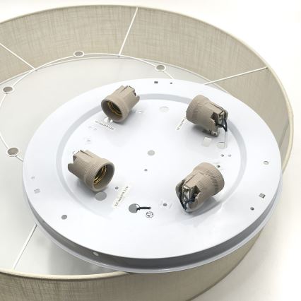 Brilagi - LED taklampa SIRIJA 4xE27/15W/230V Ø 60 cm krämfärgad