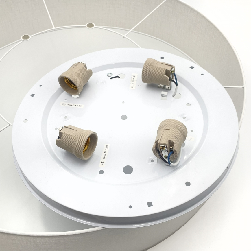 Brilagi - LED-taklampa SIRIJA 4xE27/15W/230V Ø 60 cm vit