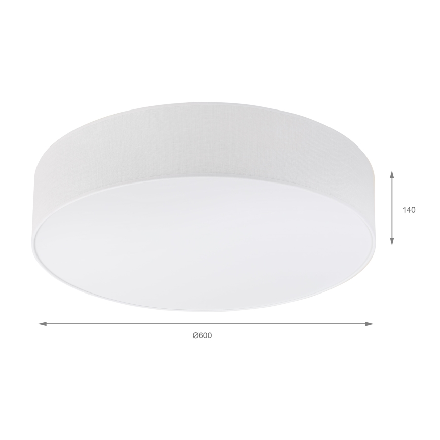 Brilagi - LED-taklampa SIRIJA 4xE27/15W/230V Ø 60 cm vit