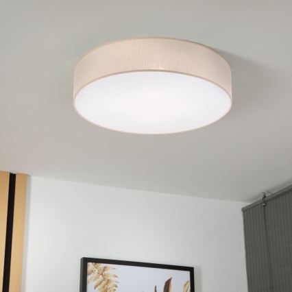 Brilagi - LED-taklampa SIRIJA 4xE27/60W/230V Ø 60 cm beige