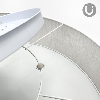 Brilagi - LED-taklampa SIRIJA 4xE27/60W/230V Ø 60 cm vit