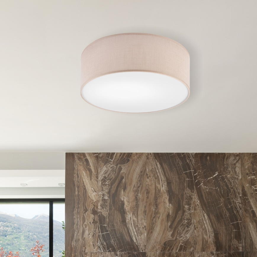 Brilagi - LED taklampa SIRIJA LED/12W/230V diameter 35 cm beige