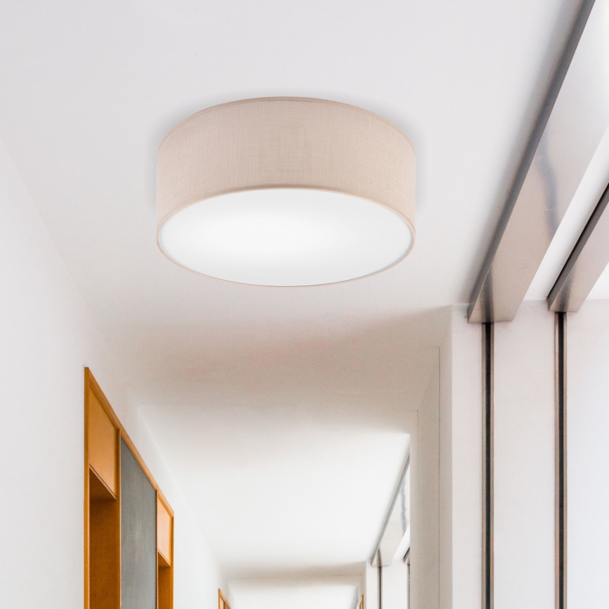 Brilagi - LED taklampa SIRIJA LED/12W/230V diameter 35 cm beige