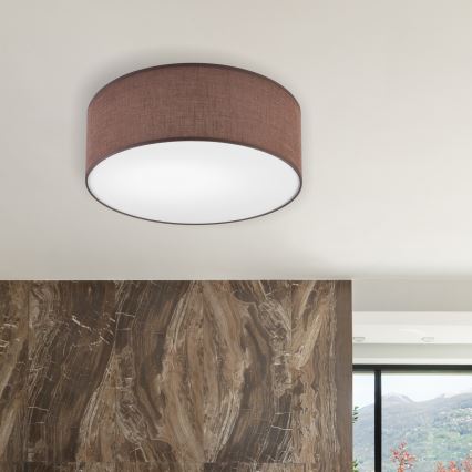 Brilagi - LED taklampa SIRIJA LED/12W/230V diameter 35 cm brun