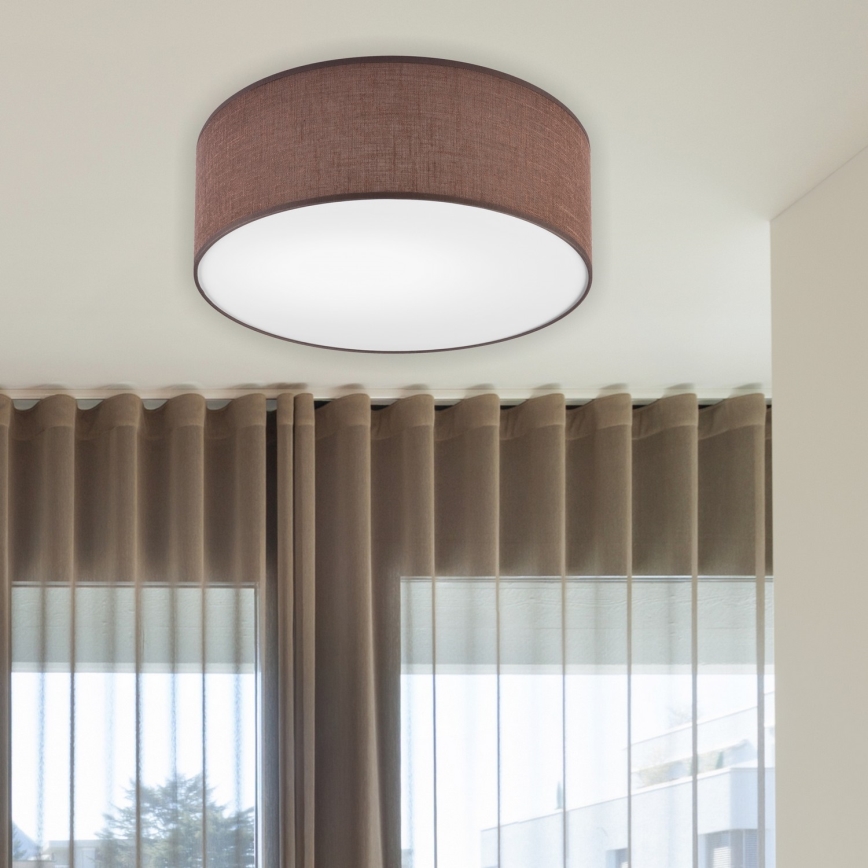 Brilagi - LED taklampa SIRIJA LED/12W/230V diameter 35 cm brun