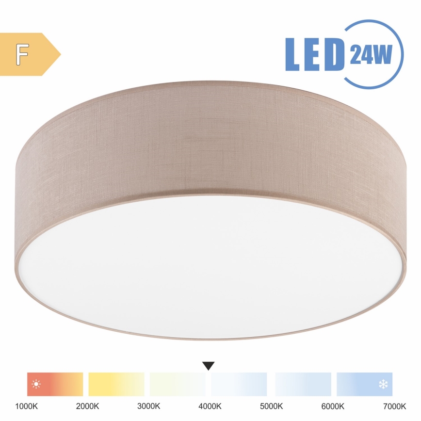 Brilagi - LED taklampa SIRIJA LED/24W/230V diameter 45 cm beige