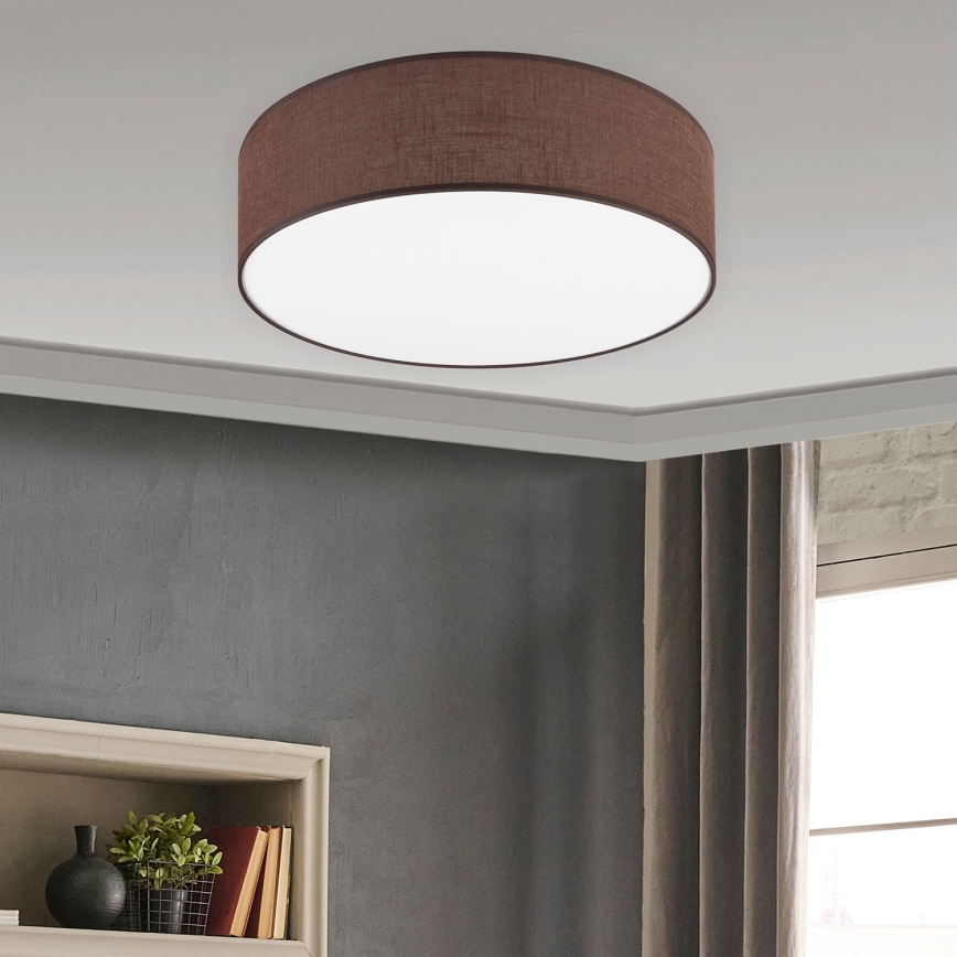 Brilagi - LED taklampa SIRIJA LED/24W/230V diameter 45 cm brun