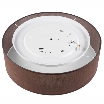 Brilagi - LED taklampa SIRIJA LED/24W/230V diameter 45 cm brun