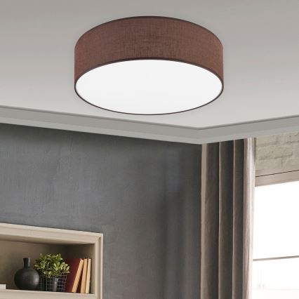 Brilagi - LED taklampa SIRIJA LED/36W/230V diameter 45 cm brun