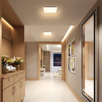 Brilagi - LED taklampa SLIMFRAME LED/25W/230V 30x30 cm vit