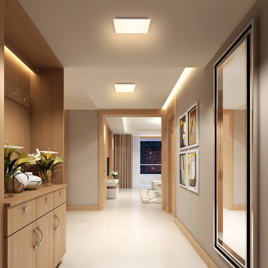 Brilagi - LED taklampa SLIMFRAME LED/25W/230V 30x30 cm vit