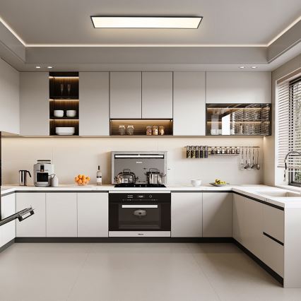 Brilagi - LED taklampa SLIMFRAME LED/58W/230V 120x30 cm svart