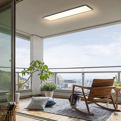 Brilagi - LED taklampa SLIMFRAME LED/58W/230V 120x30 cm svart