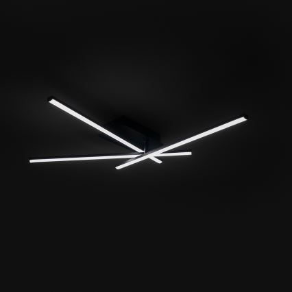 Brilagi - LED-taklampa STRIPES LED/30W/230V 51x78 cm svart