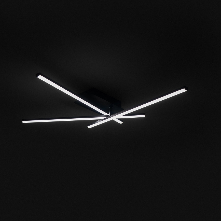 Brilagi - LED-taklampa STRIPES LED/30W/230V 51x78 cm svart