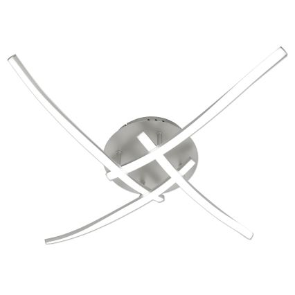 Brilagi - LED takarmatur STRIPES LED/32W/230V 60x60 cm silverfärgad