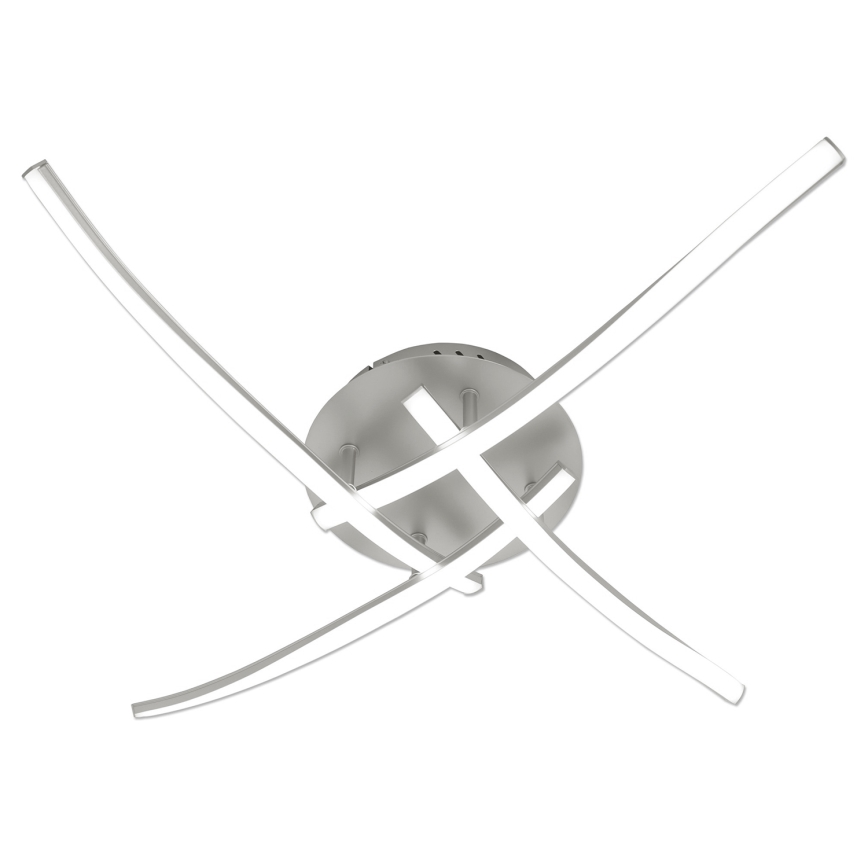 Brilagi - LED takarmatur STRIPES LED/32W/230V 60x60 cm silverfärgad