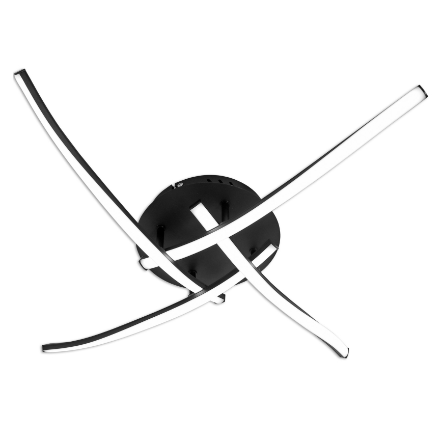 Brilagi - LED takarmatur STRIPES LED/32W/230V 60x60 cm svart