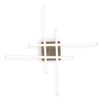 Brilagi - LED taklampa STRIPES LED/37W/230V 68x68 cm silver