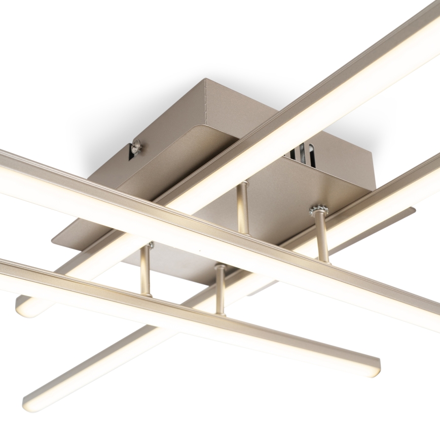 Brilagi - LED taklampa STRIPES LED/37W/230V 68x68 cm silver