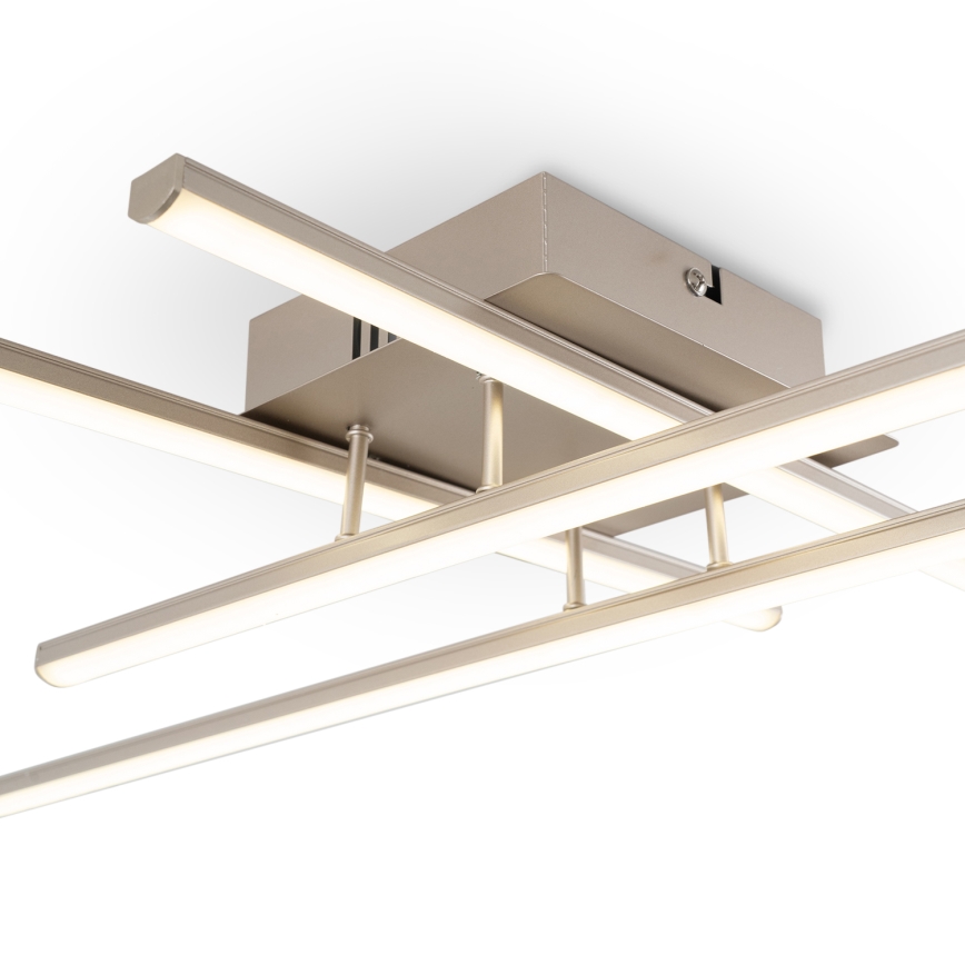 Brilagi - LED taklampa STRIPES LED/37W/230V 68x68 cm silver