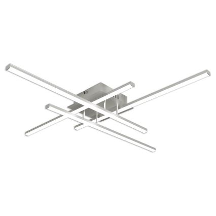 Brilagi - LED taklampa STRIPES LED/37W/230V 68x68 cm silver