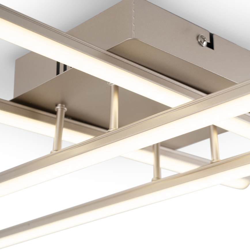 Brilagi - LED taklampa STRIPES LED/37W/230V 68x68 cm silver