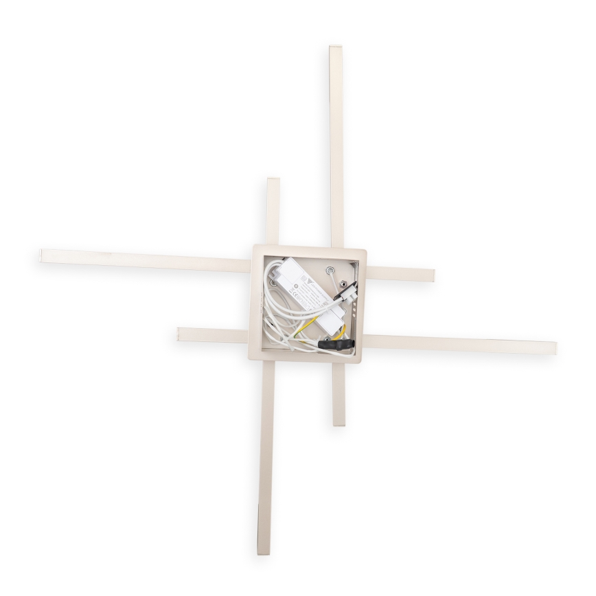 Brilagi - LED taklampa STRIPES LED/37W/230V 68x68 cm silver