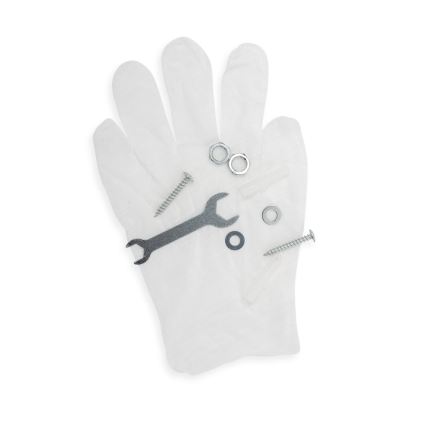 Brilagi - LED taklampa STRIPES LED/37W/230V 68x68 cm silver