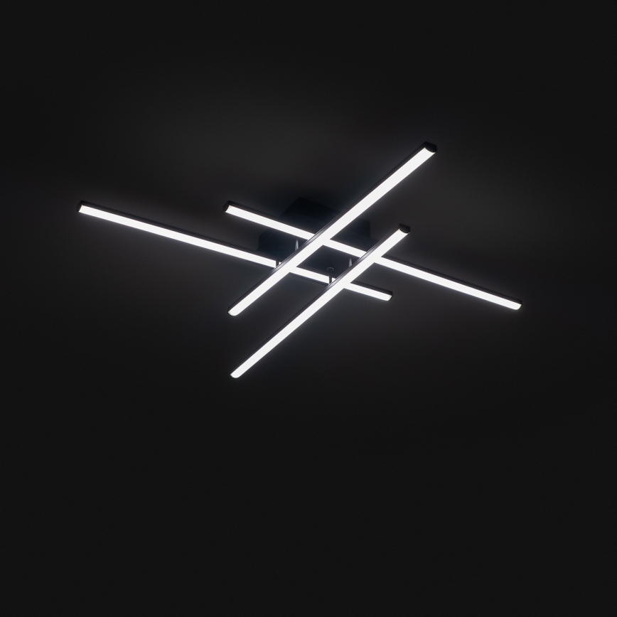 Brilagi - LED taklampa STRIPES LED/37W/230V 68x68 cm svart