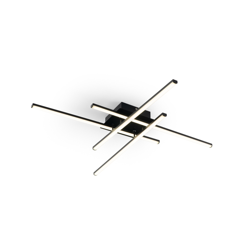 Brilagi - LED taklampa STRIPES LED/37W/230V 68x68 cm svart