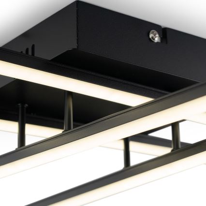Brilagi - LED taklampa STRIPES LED/37W/230V 68x68 cm svart