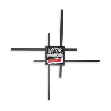 Brilagi - LED taklampa STRIPES LED/37W/230V 68x68 cm svart