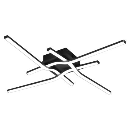 Brilagi - LED taklampa STRIPES LED/38W/230V 68x68 cm svart