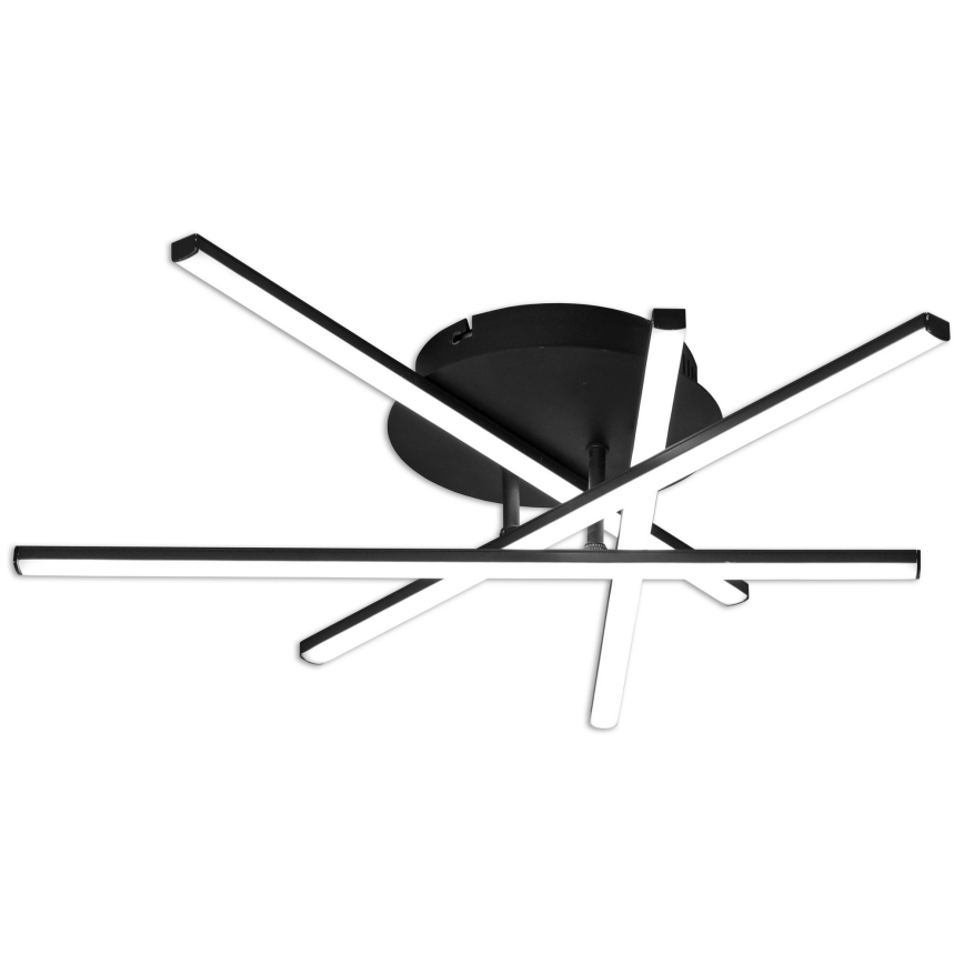 Brilagi - LED takarmatur STRIPES LED/40W/230V 60x60 cm svart