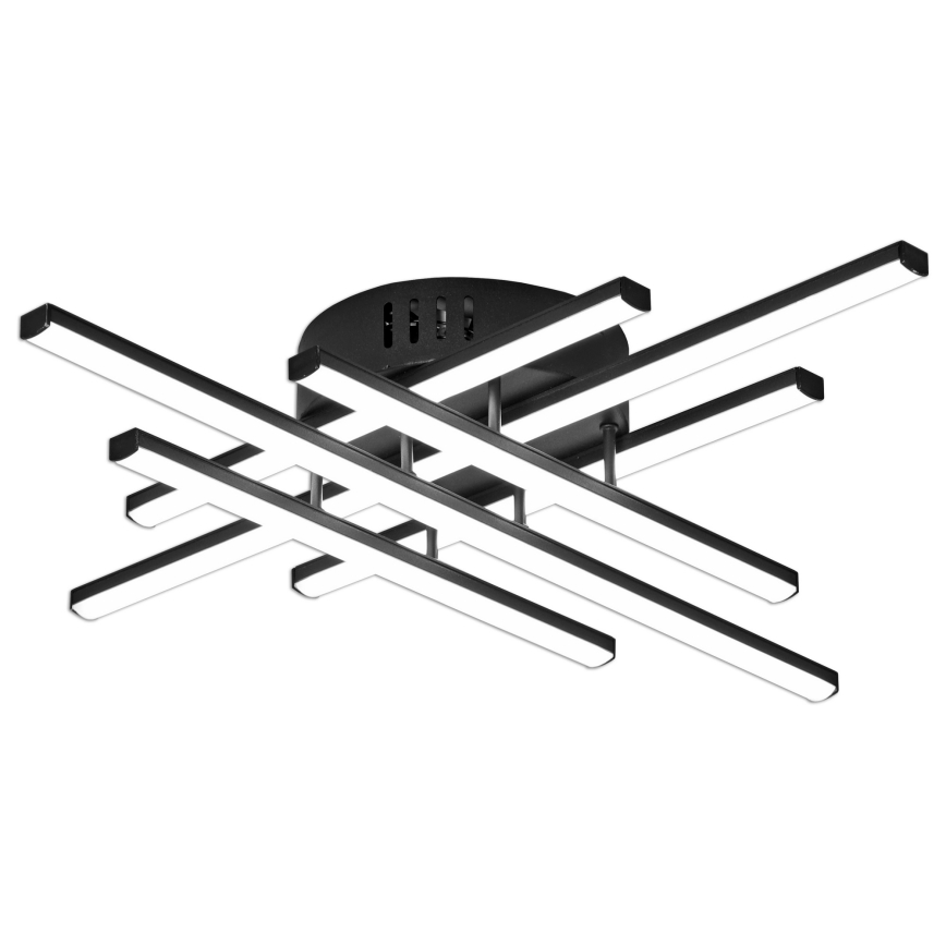 Brilagi - STRIPES LED takarmatur, 42W/230V, 51x51 cm, svart