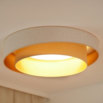 Brilagi - LED taklampa VEGAS SHINE LED/24W/230V diameter 60 cm beige/grädde