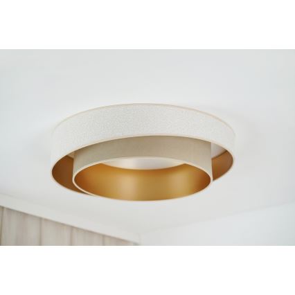 Brilagi - LED taklampa VEGAS SHINE LED/24W/230V diameter 60 cm beige/grädde